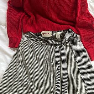 Wild Fable sweater & Caution To  The Wind skirt